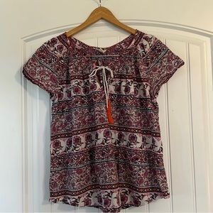 Lucky Brand Boho Top Size XL